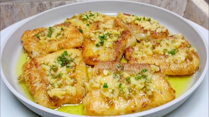 cá ngừ áp chảo sốt bơ tỏi 1