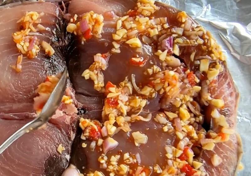 Cá ngừ đại dương nướng 3