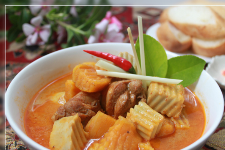 cà ri gà kiểu Thái 6