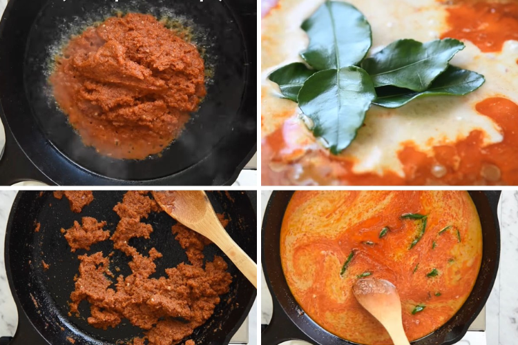 cà ri gà kiểu Thái 4