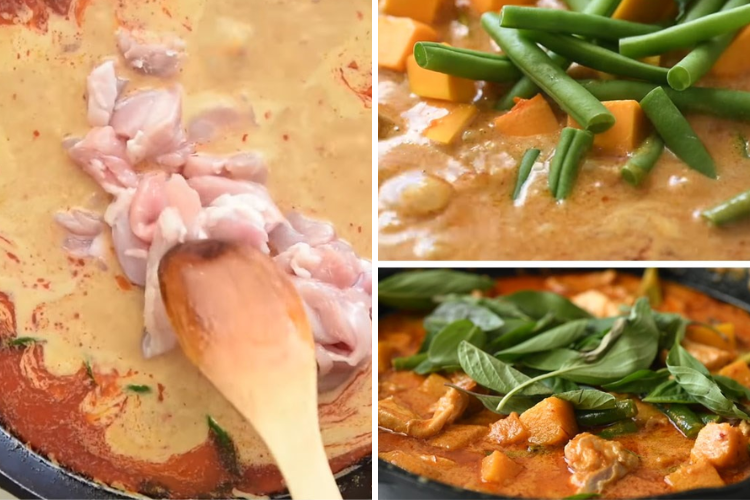 cà ri gà kiểu Thái 5