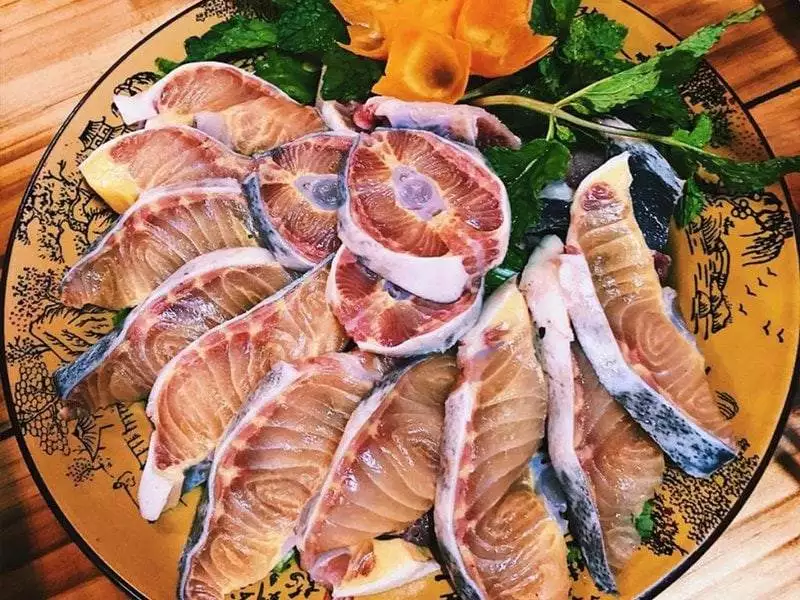 Cá tầm nướng muối ớt