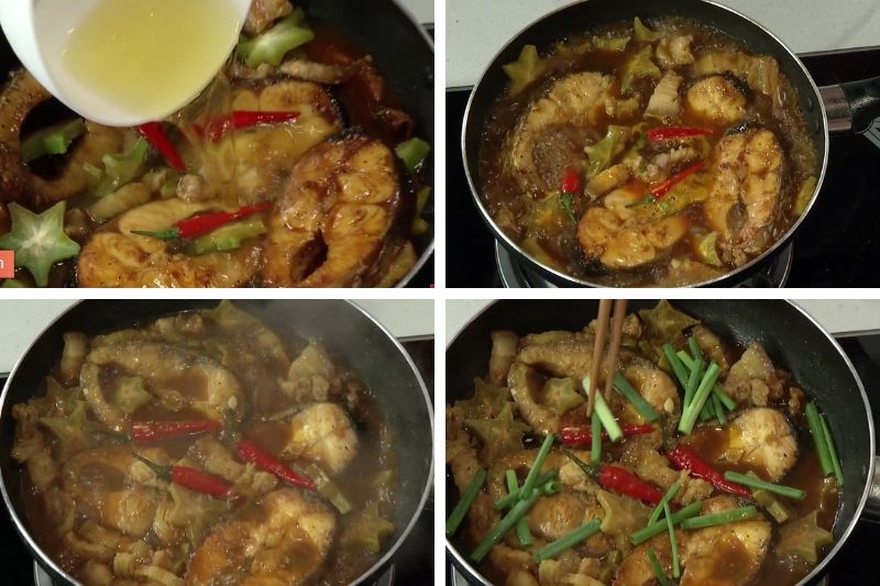 Cá trắm kho khế chua ảnh 5