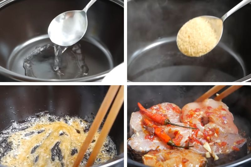 Cá tràu kho tộ ảnh 4