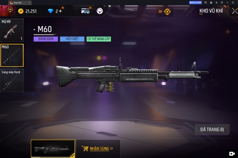 các loại súng trong free fire 11
