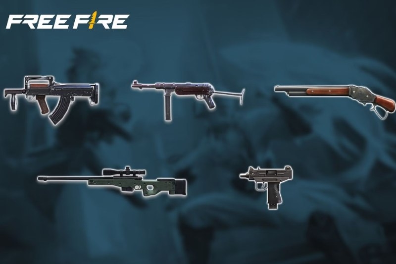các loại súng trong free fire 1