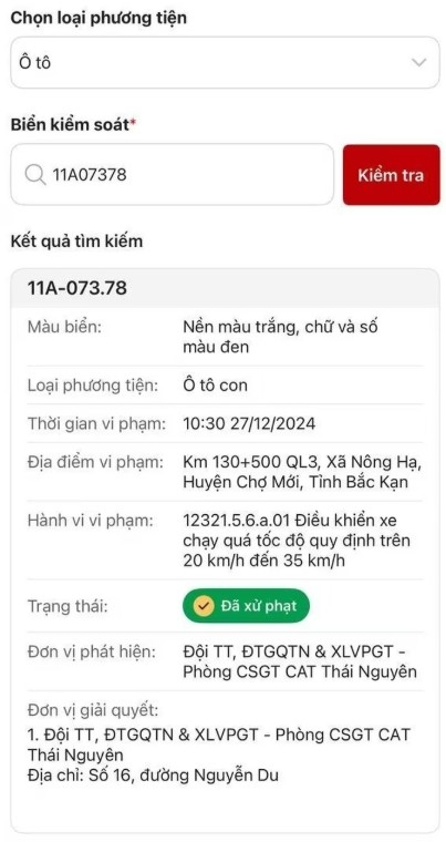 Các lỗi phạt nguội thường gặp và mức phạt 2026 9
