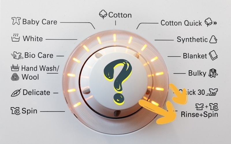 Rinse & Spin (Xả & vắt)
