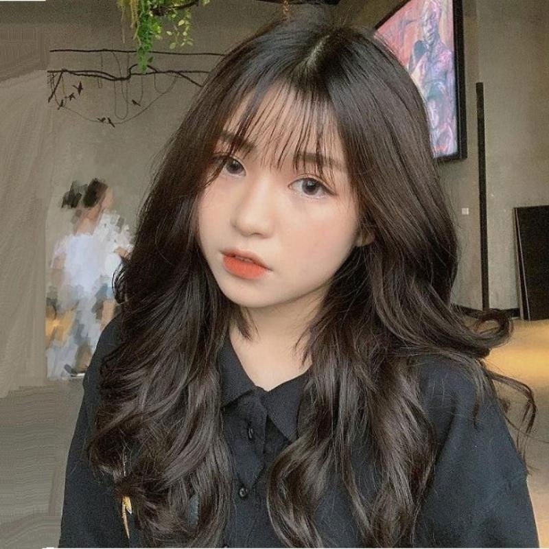 các mẫu tóc xoăn lọn to dài đẹp hình 3