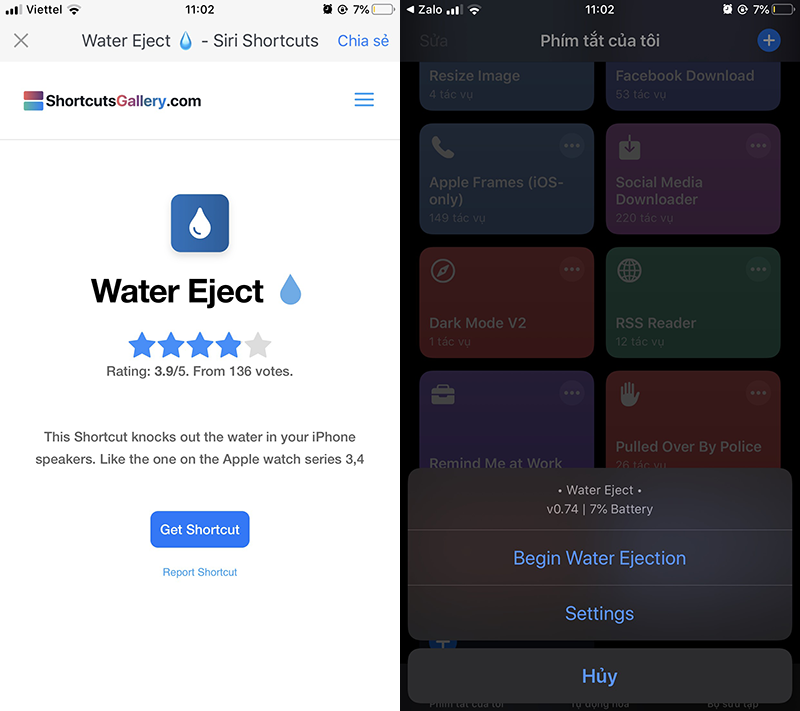 Các phím tắt Siri Shortcuts 5