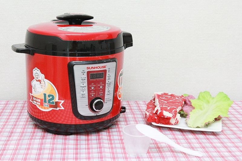 Các tính năng an toàn của nồi áp suất điện Sunhouse ảnh 1