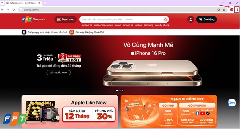 Cách ẩn hiện thanh dấu trang hình 9