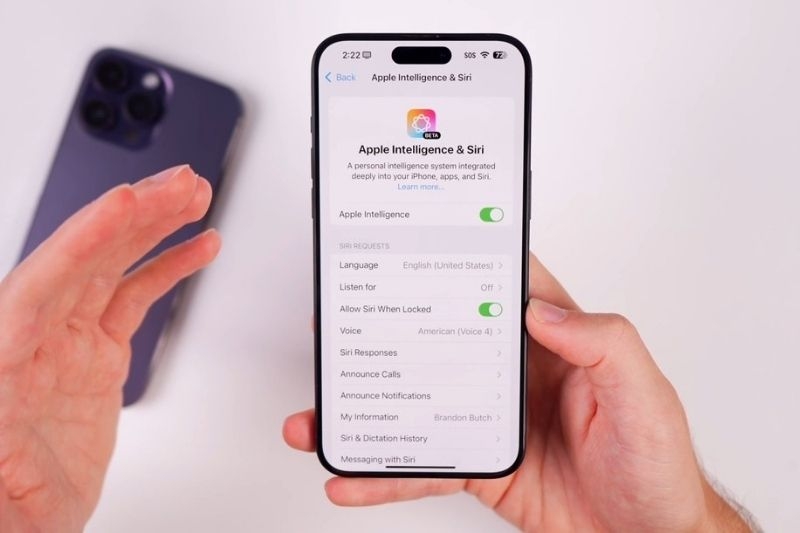 Cách bật Apple Intelligence tiếng Việt trên iPhone ảnh 1
