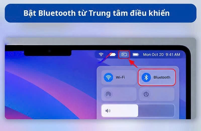 Cách bật Bluetooth trên MacBook Pro M5 - hình 1