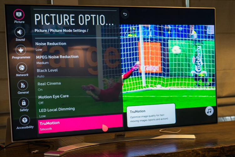 C&aacute;ch bật chế độ thể thao tr&ecirc;n tivi để xem World Cup h&igrave;nh 2