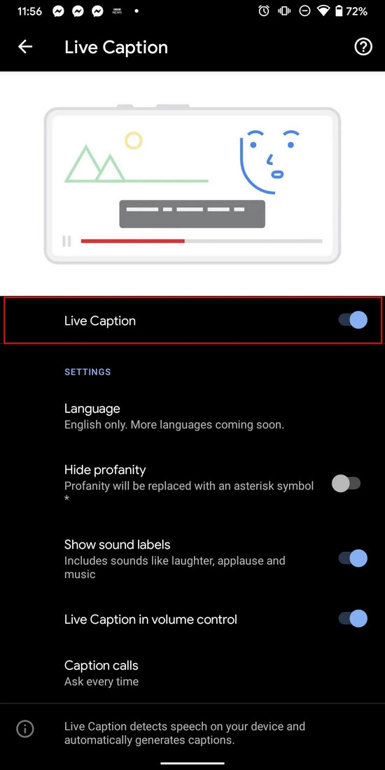Cách bật Live Caption cho video trên Android - ảnh 4