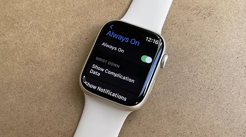 huong dan cach bat tat always on display tren apple watch