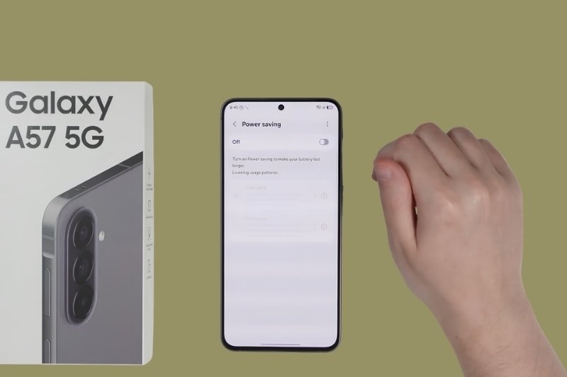 Cách bật tiết kiệm pin trên Galaxy A57 5