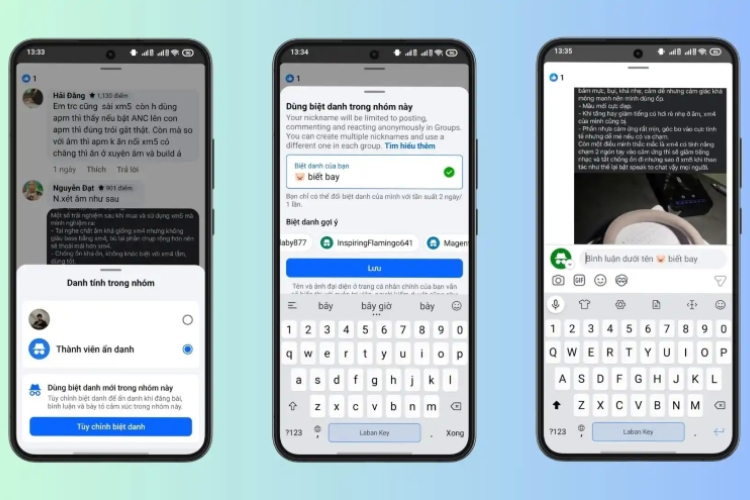 Cách bình luận bằng biệt danh trên Facebook hình 3