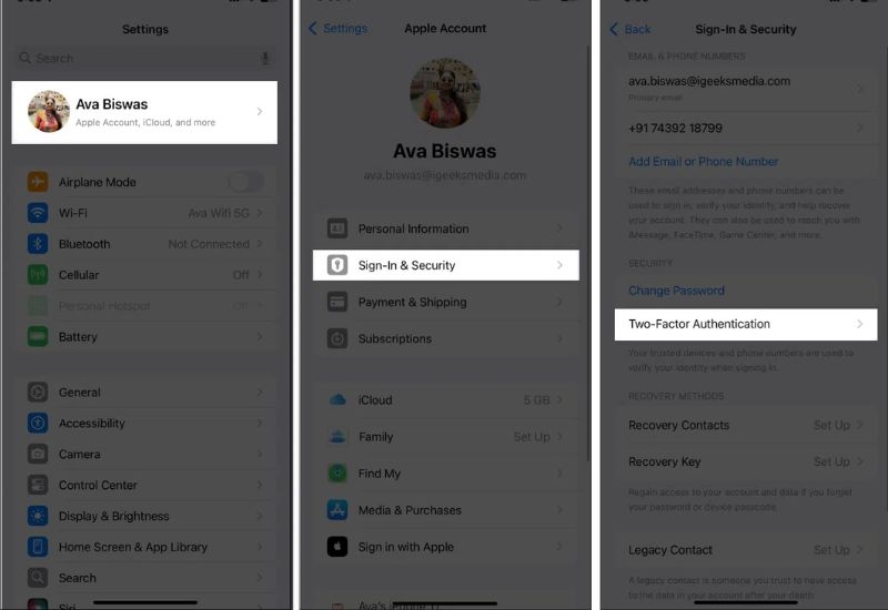 Cách cài đặt bảo mật 2 lớp cho tài khoản Apple ID trên iPhone và iPad