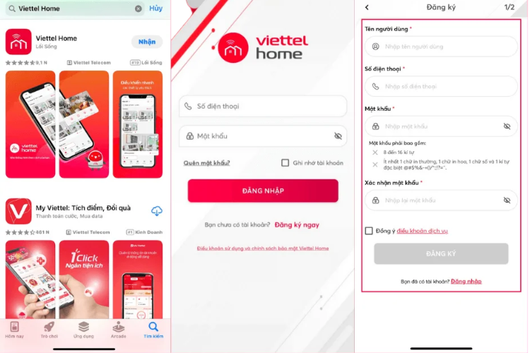 cách cài đặt camera Viettel trên điện thoại 1