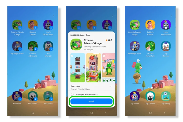 dac diem cua samsung kids