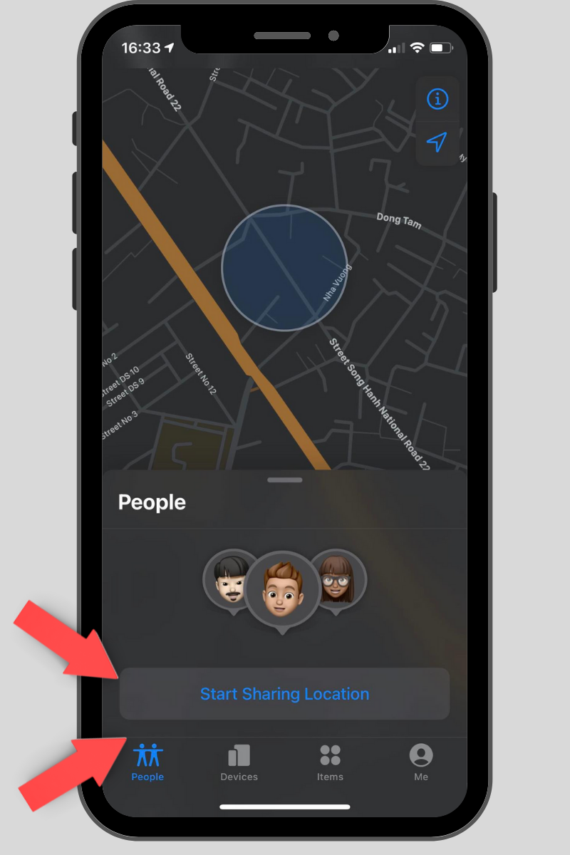 cách cài đặt định vị theo dõi người khác hình 8
