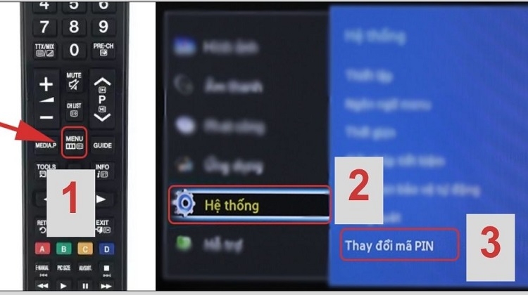 C&aacute;ch c&agrave;i mật khẩu cho Smart Tivi (H&igrave;nh 2)