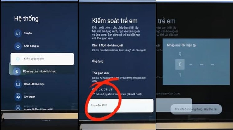 C&aacute;ch c&agrave;i mật khẩu cho Smart Tivi (H&igrave;nh 4)