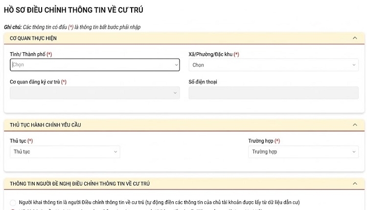 Cách cập nhật tình trạng hôn nhân trên Cổng Dịch vụ công (Hình 6)