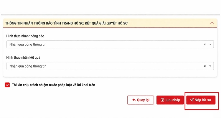 Cách cập nhật tình trạng hôn nhân trên Cổng Dịch vụ công (Hình 8)