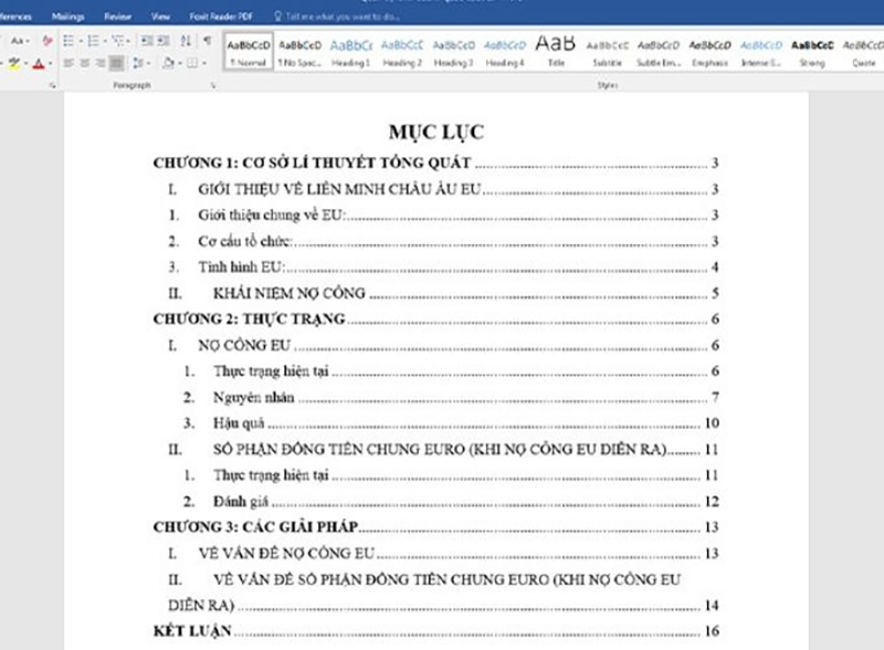 Hướng dẫn cách chấm dòng trong Word (hình 1)