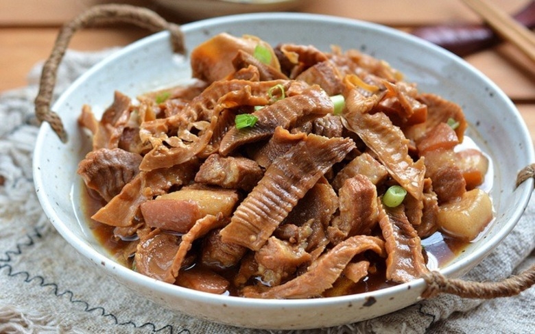 cách chế biến măng khô 6