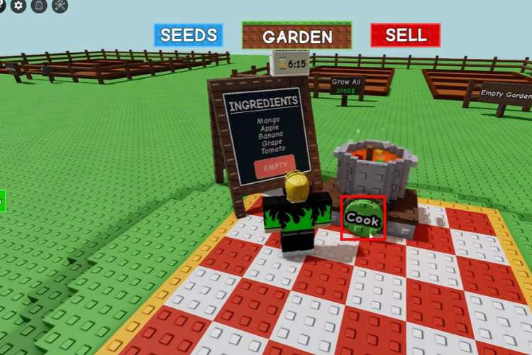 cách chế cake trong grow a garden 2