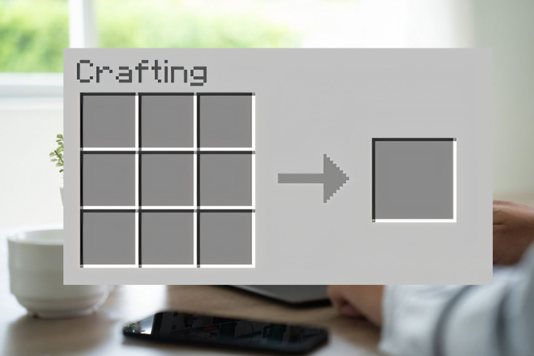 cách chế phễu trong minecraft 1