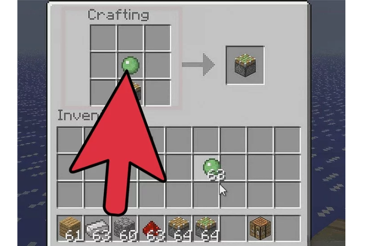 cách chế piston trong minecraft 6