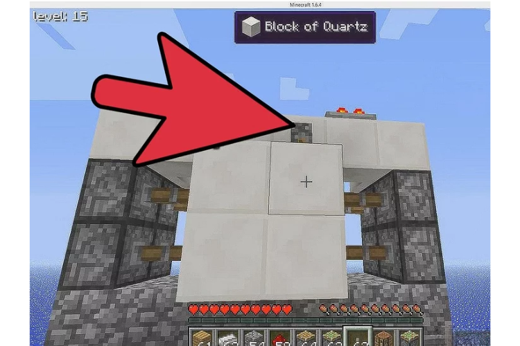 cách chế piston trong minecraft 9