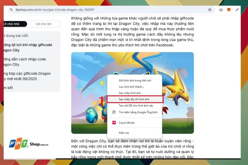 cách chèn link ảnh trong Excel ảnh 1