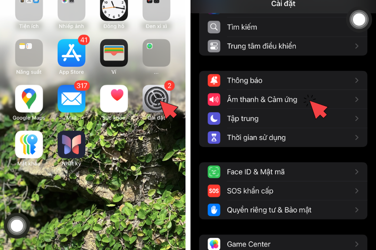 Cách chỉnh chế độ rung trên iPhone hình 4