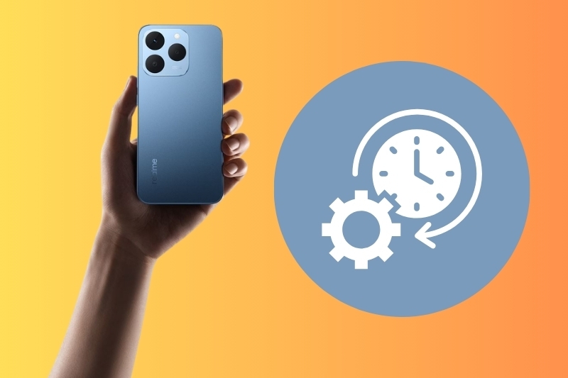 Cách chỉnh giờ trên điện thoại Realme 7