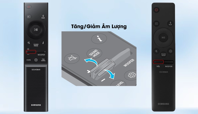 chinh am luong va subwoofer cho loa