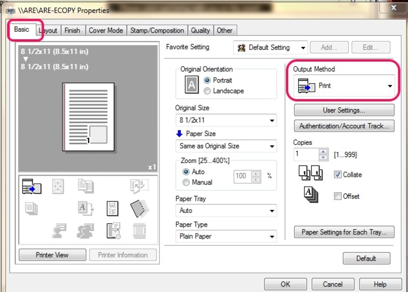 cai dat kich thuoc giay in