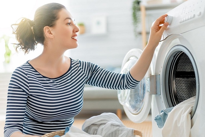 Cách cho bột giặt vào máy giặt cửa ngang ảnh 5