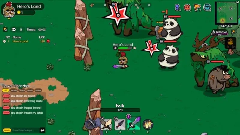 tinh nang noi bat cua heros land