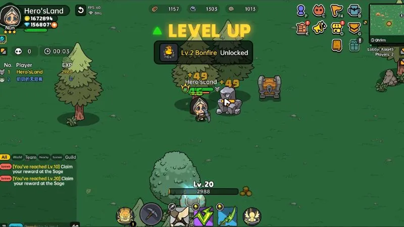 huong dan meo choi heros land
