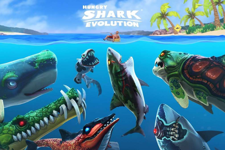 cách chơi Hungry Shark Evolution hình 2