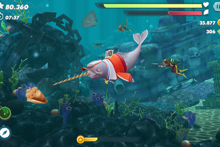 cách chơi Hungry Shark Evolution hình 5