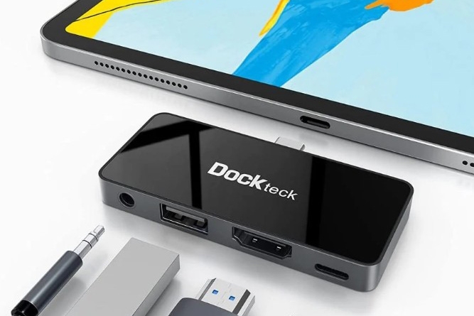 Hub có HDMI hỗ trợ kết nối iPad với màn hình ngoài ở độ phân giải 4K và tần số quét phù hợp