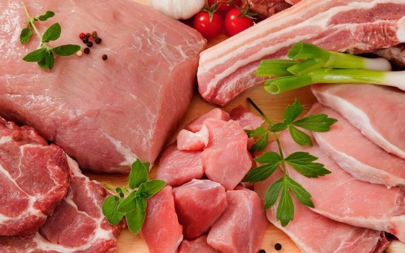 Màu sắc của thịt lợn ngon