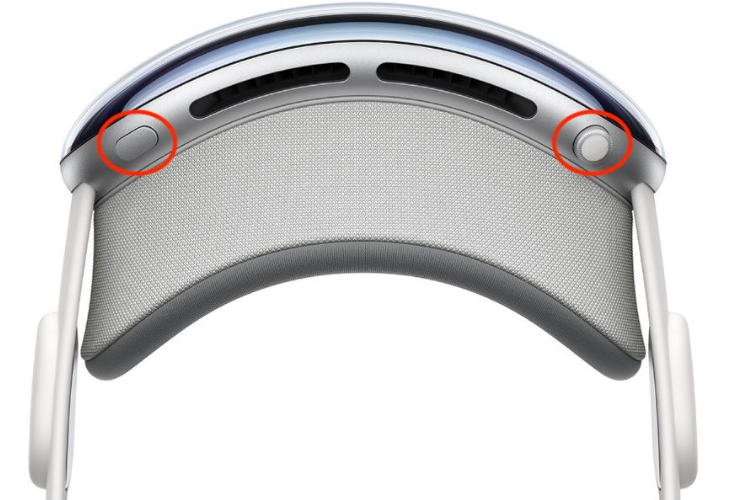 cách chụp ảnh màn hình trên Apple Vision Pro 2